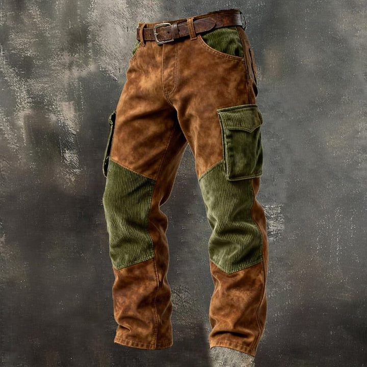 Silas | Robuuste Bicolor Cargo Broek