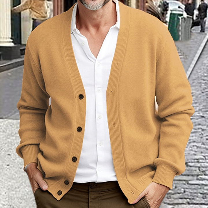 Emerson | Verfijnde V-Hals Cardigan