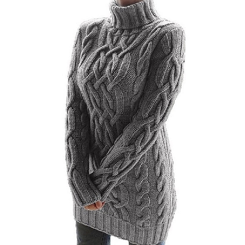 Thea | Kabeltextuur Coltrui Jurk