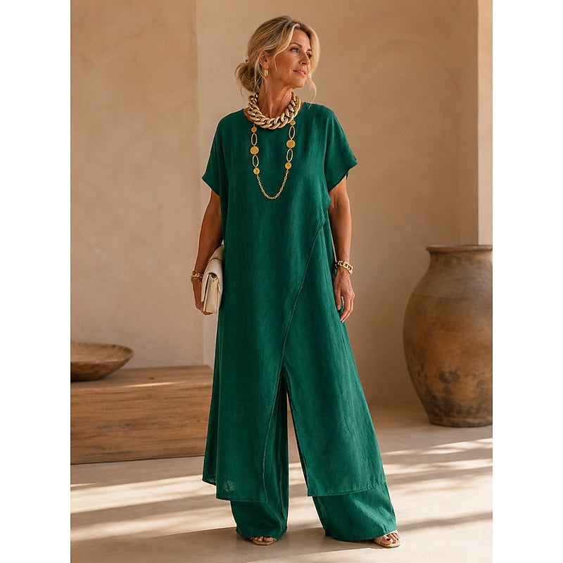 Regina | Ontspannen Wrap-Front Twee-Delig Set
