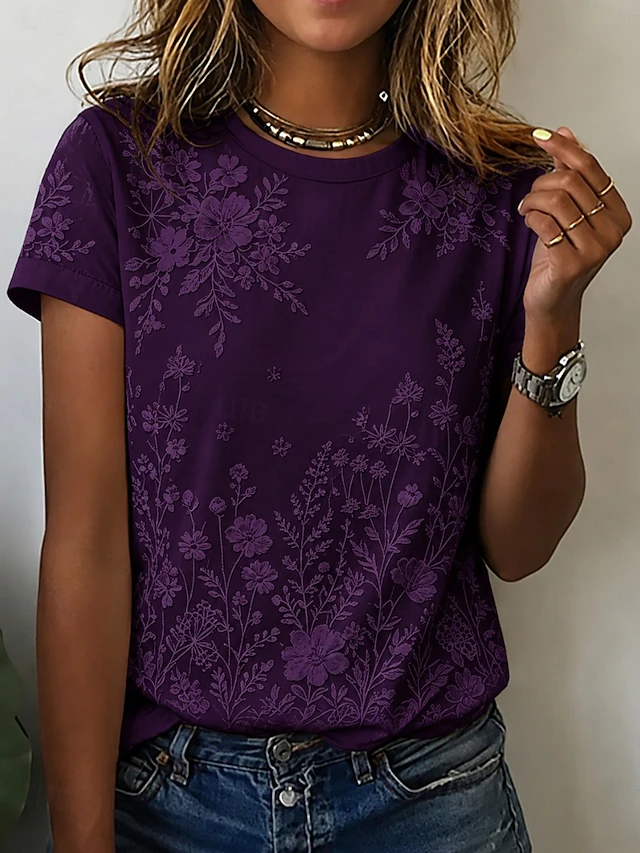Willa | Bloeiende Bloemen T-shirt