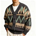 Marcus | Patroon Knopen Cardigan