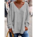 Willow | Relaxed V-Hals Pullover