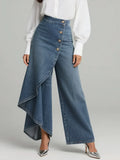 Margaret | Elegante Hoge Taille Wijde Broek