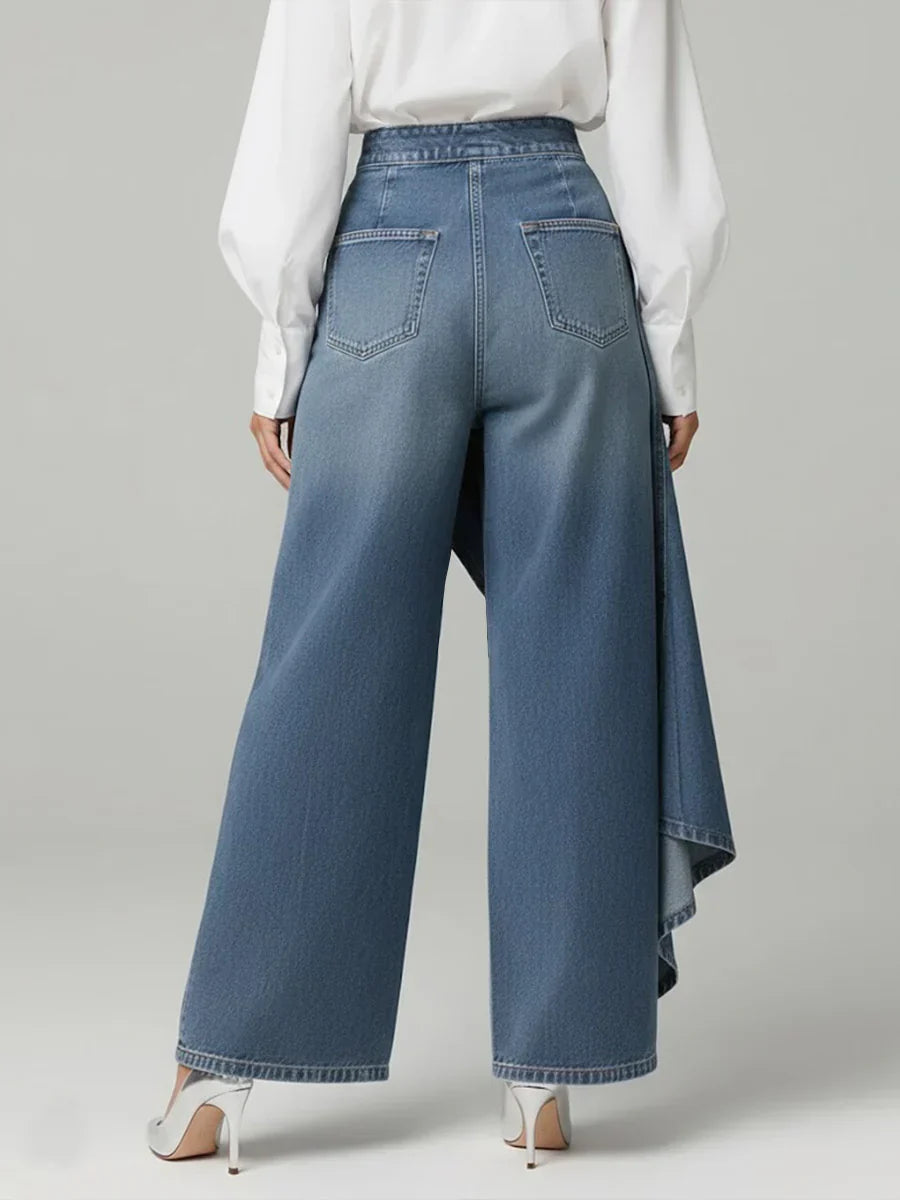 Margaret | Elegante Hoge Taille Wijde Broek