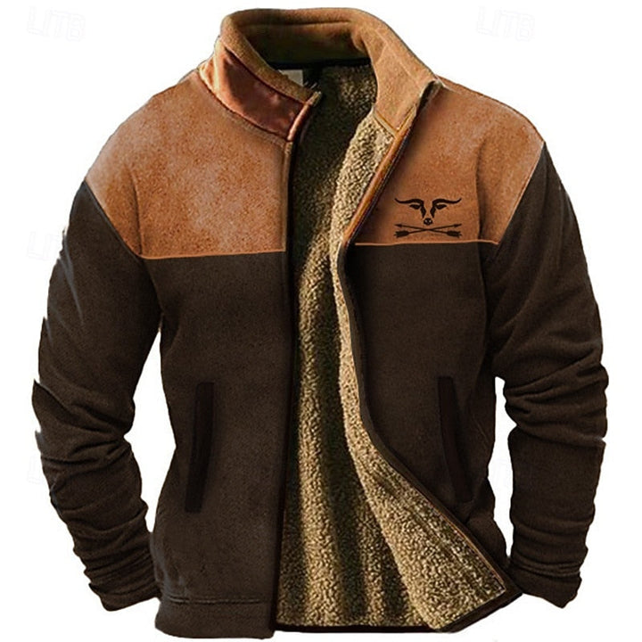 Weldon | Robuuste Twee-Tonige Fleece Jas