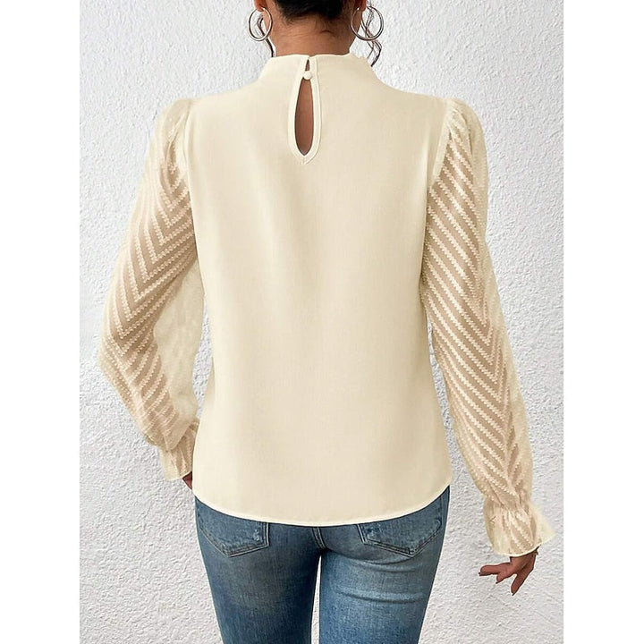Elspeth | Elegante Hoge Hals Blouse