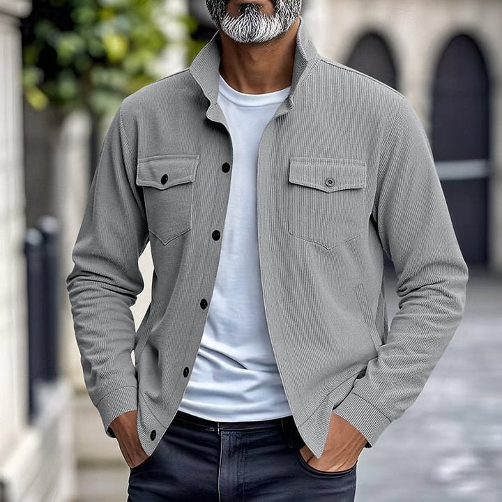 Maxwell | Geribbelde Utility Jacket