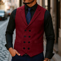 Bennett | Dubbelzijdige Herringbone Gilet