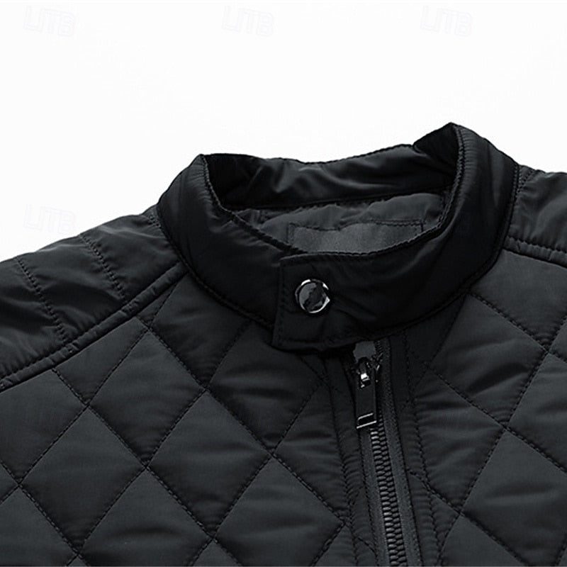 Ashton | Gequilt Jacket met Staande Kraag