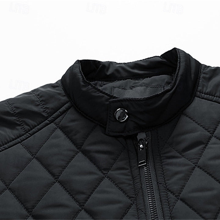 Ashton | Gequilt Jacket met Staande Kraag