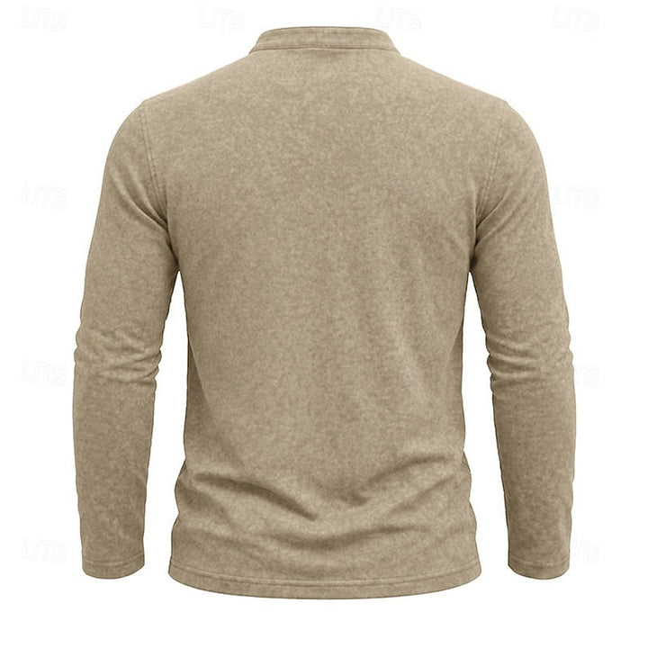 Weston | Klassieke Henley Langsleeve Shirt