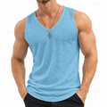 Grant | Gesneden V-Hals Tanktop