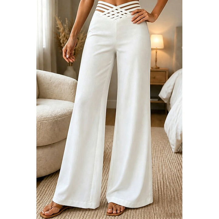 Priscilla | Hoge Taille Wijde Pantalon