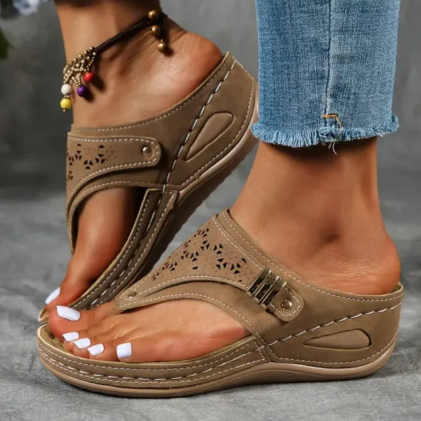 Mila | Premium Comfortabele T-Strap Sandalen