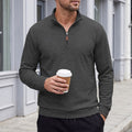 Quentin | Textured Quarter-Zip Pullover