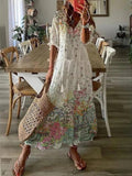 Avery | Boho V-hals Zomerjurk