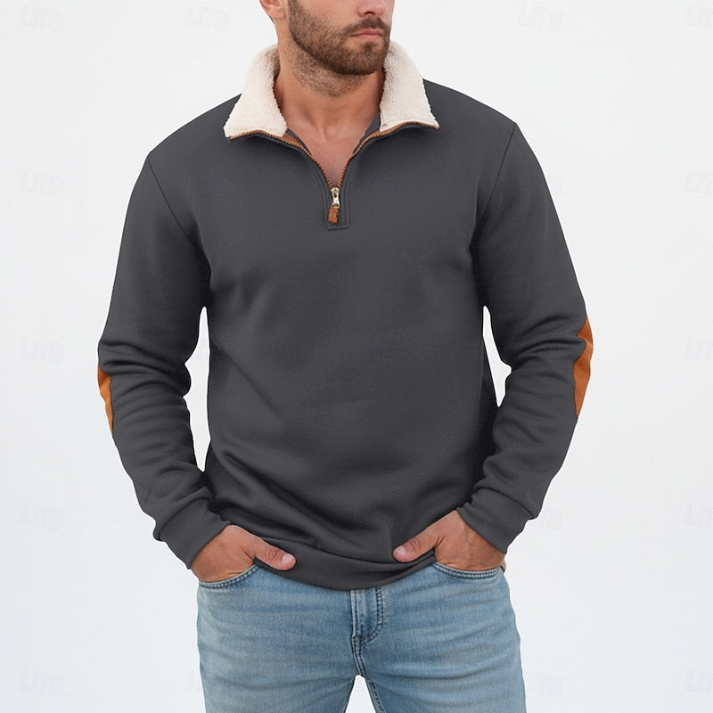 Sawyer | Staande Kraag Half-Zip Pullover