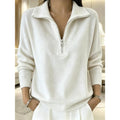 Georgina | Kwart-Zip Col Pullover