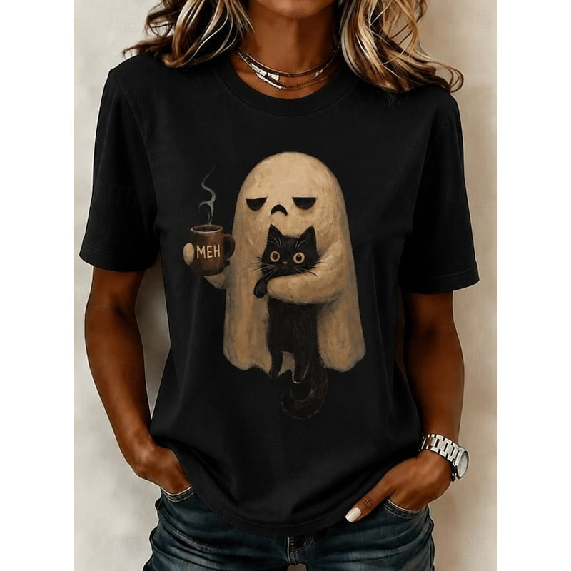 Phoebe | Spookkat Halloween T-shirt