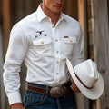 Clayton | Klassiek Western Overhemd met Lange Mouwen