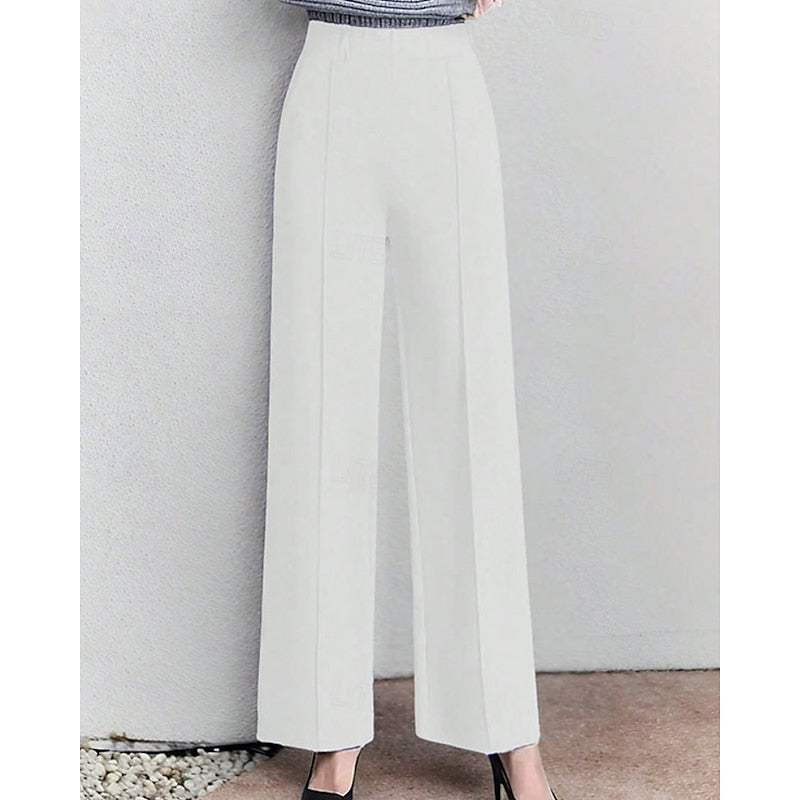 Tamara | Brede Pijpen Tailored Broek