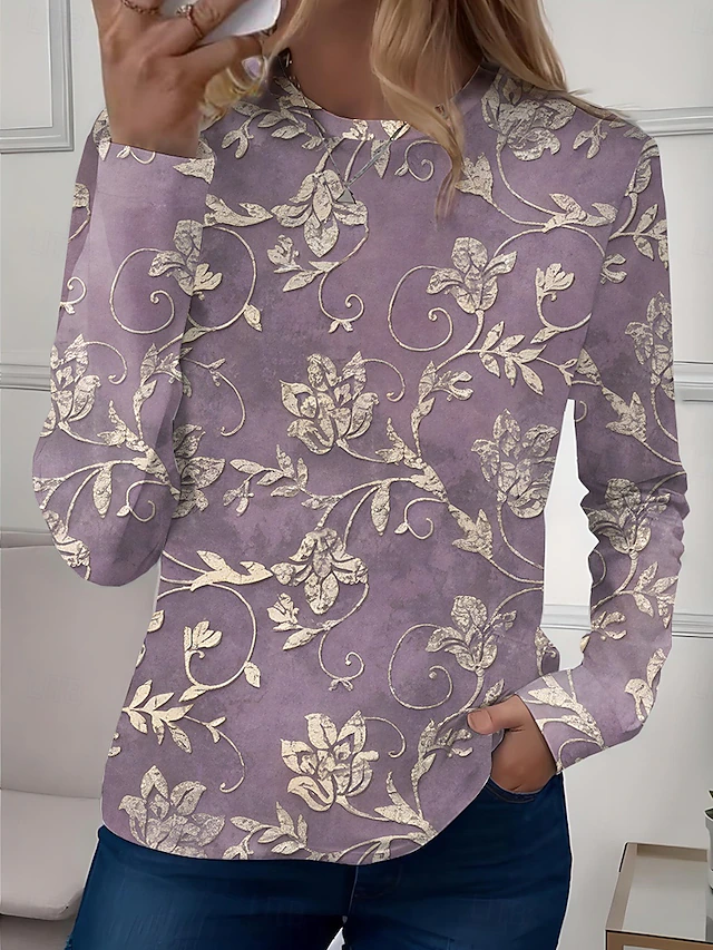 Gwyneth | Kunstzinnige Lange Mouwen Tuniek