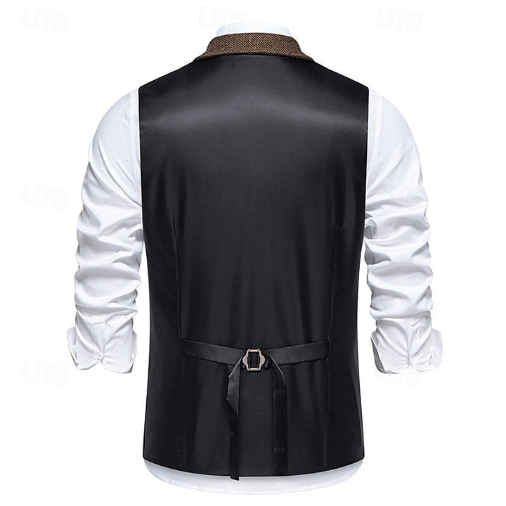 Bennett | Dubbelzijdige Herringbone Gilet