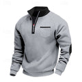 Keith | Kwart-Zip Kleurblok Pullover