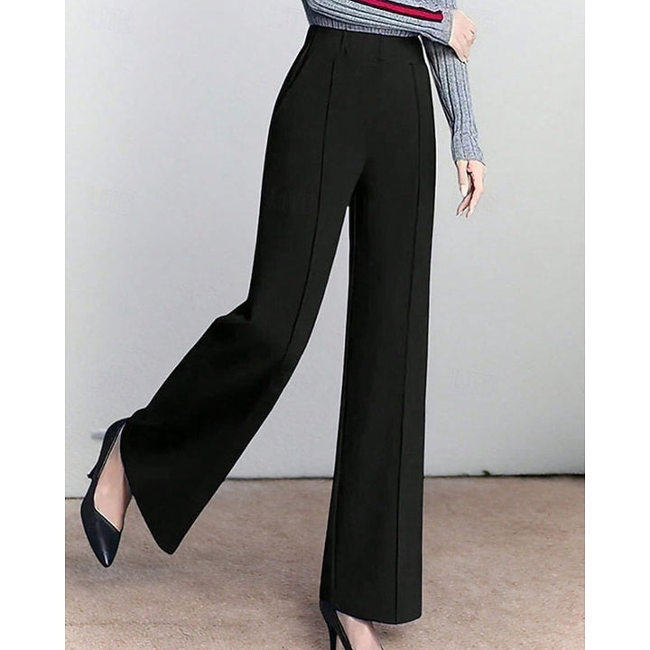 Tamara | Brede Pijpen Tailored Broek