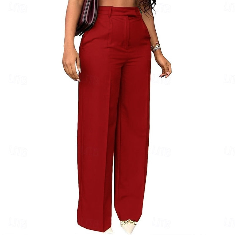 Wendy | Op Maat Gemaakte Hoge Taille Broek