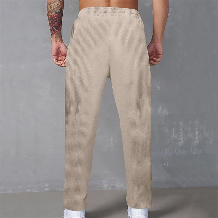 Crosby | Ontspannen Geribbelde Broek