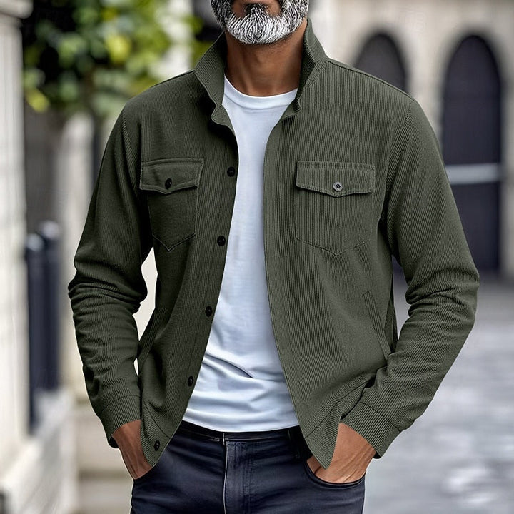 Maxwell | Geribbelde Utility Jacket