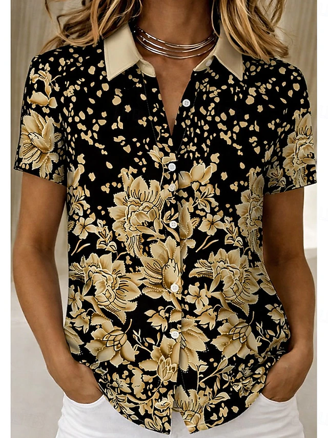 Marguerite | Bloes Korte Mouwen Shirt
