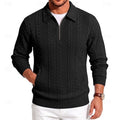 Chase | Textured Quarter-Zip Sweater