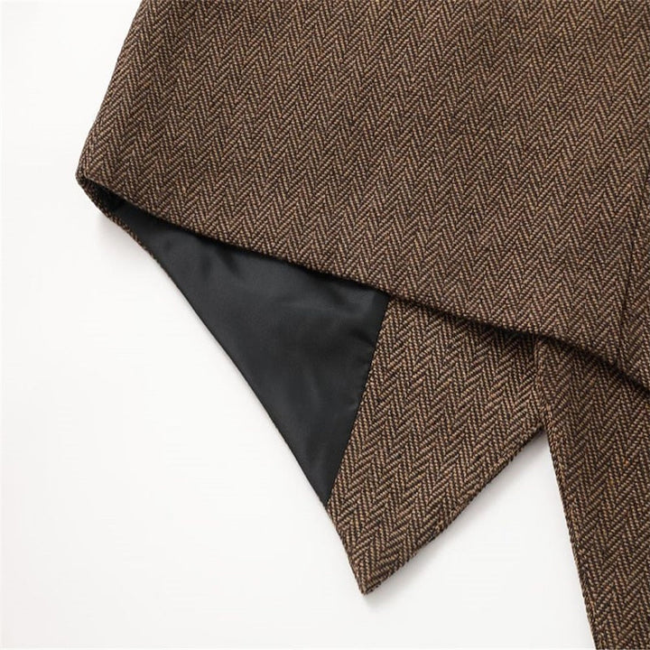 Gerard | Haringbone Tailored Waistcoat