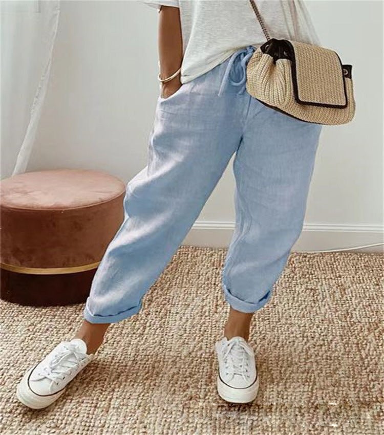 Leonora | Casual Everyday Geprinte Kant Broek