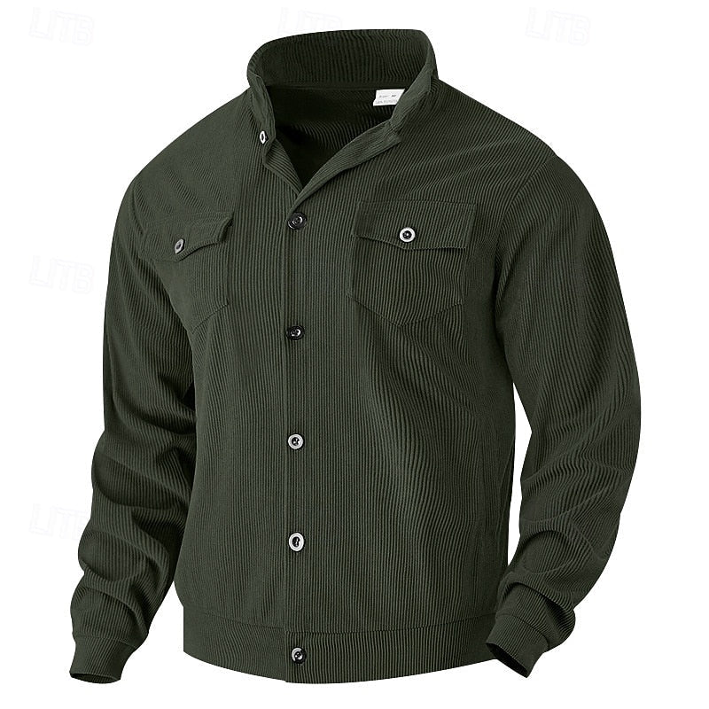 Maxwell | Geribbelde Utility Jacket