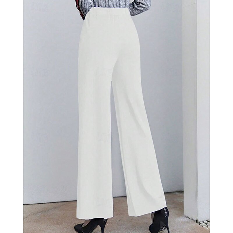Tamara | Brede Pijpen Tailored Broek
