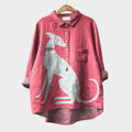 Deanna | Casual Lange Mouwen Gedrukte Blouse