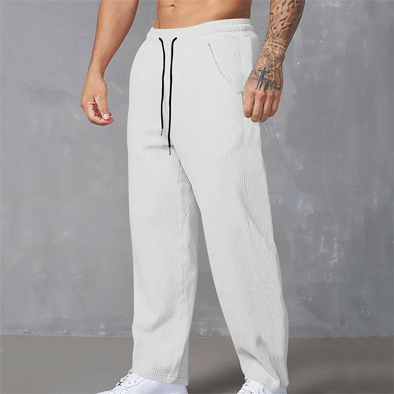 Crosby | Ontspannen Geribbelde Broek
