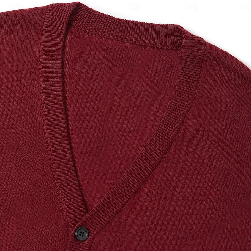 Leonard | Geknoopte V-Hals Sweater Vest