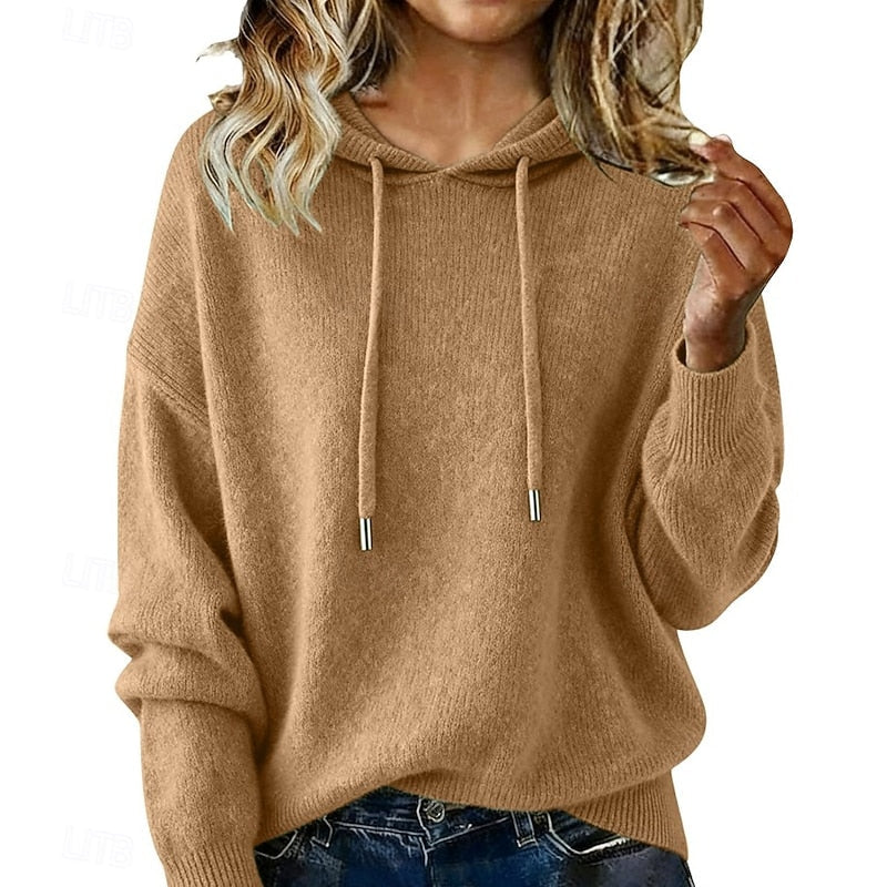 Delphine | Ontspannen Gebreide Hoodie Trui