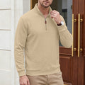 Nash | Textured Quarter-Zip Pullover