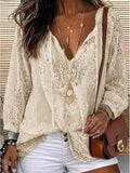 Estelle | Boho Blouse met Kantdetails