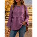 Rosalyn | Plooi Peplum Blouse