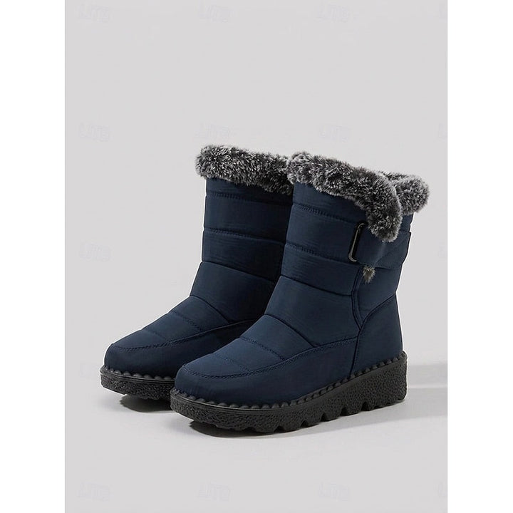 Greta | Gezellige Winter Snowboots met Bontafwerking