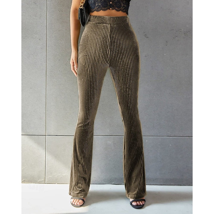 Sadie | Hoge Taille Uitlopende Broek