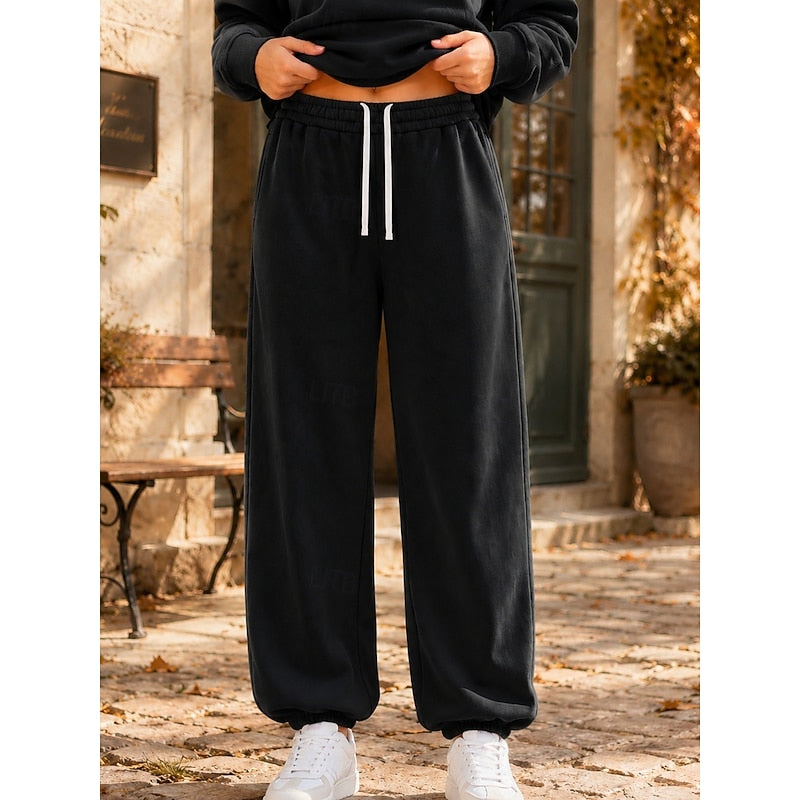 Joyce | Relaxed Wijde Joggingbroek
