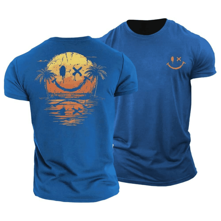 Tyler | Zomer Smiley Strand T-Shirt